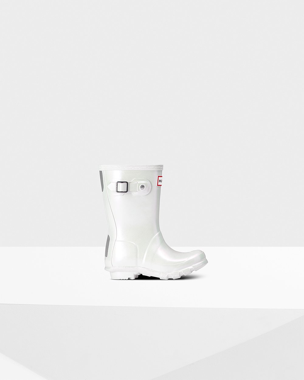 Kids Rain Boots - Hunter Original Little Nebula (68ZJFLNOK) - Silver